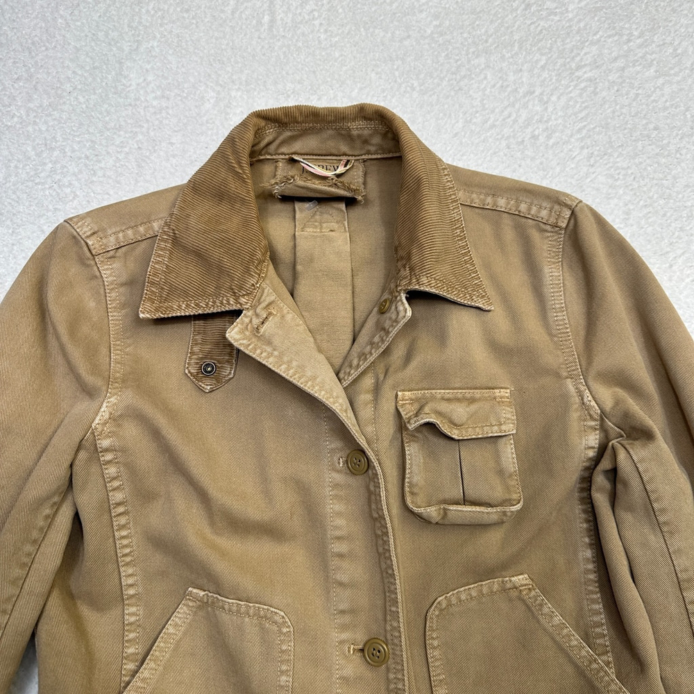 J.‎ Crew Vintage 2004 Field Safari Jacket Tan Women size S - Picture 5 of 13
